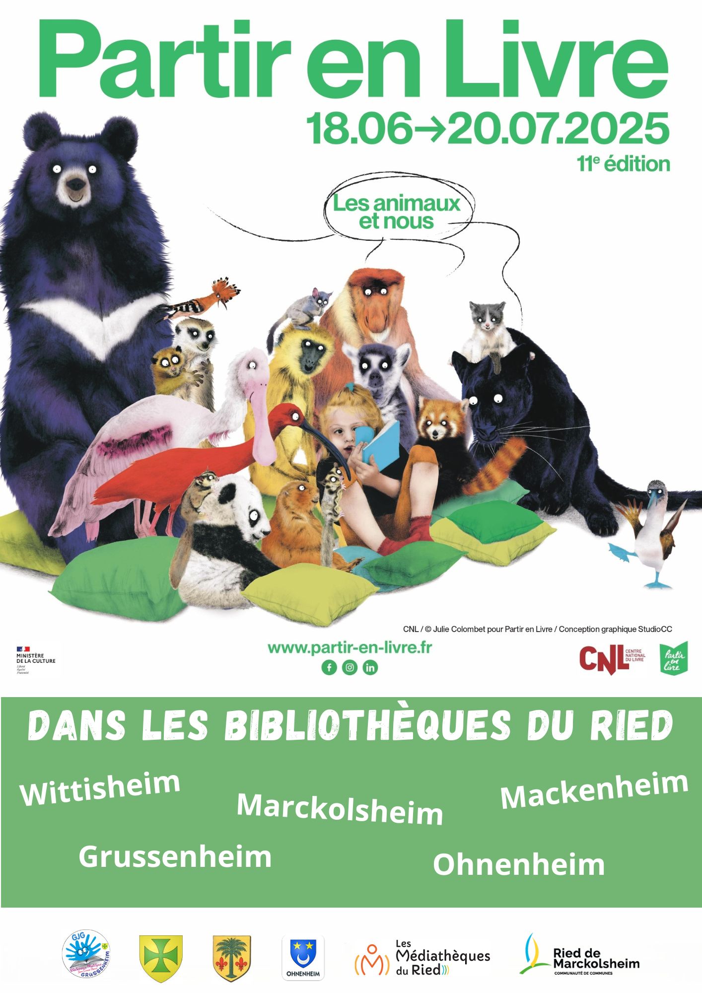 Affiche Partir en Livre 2025