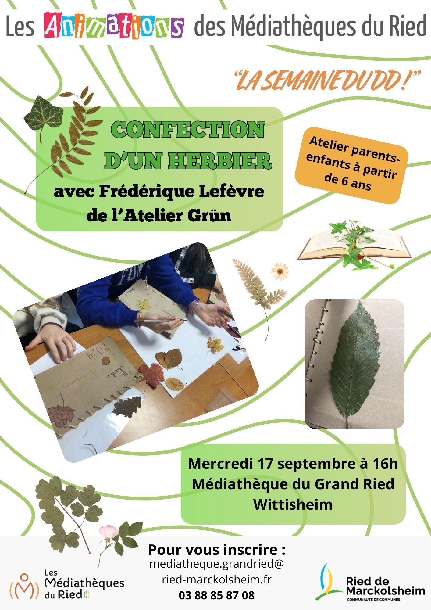 atelier herbier affiche