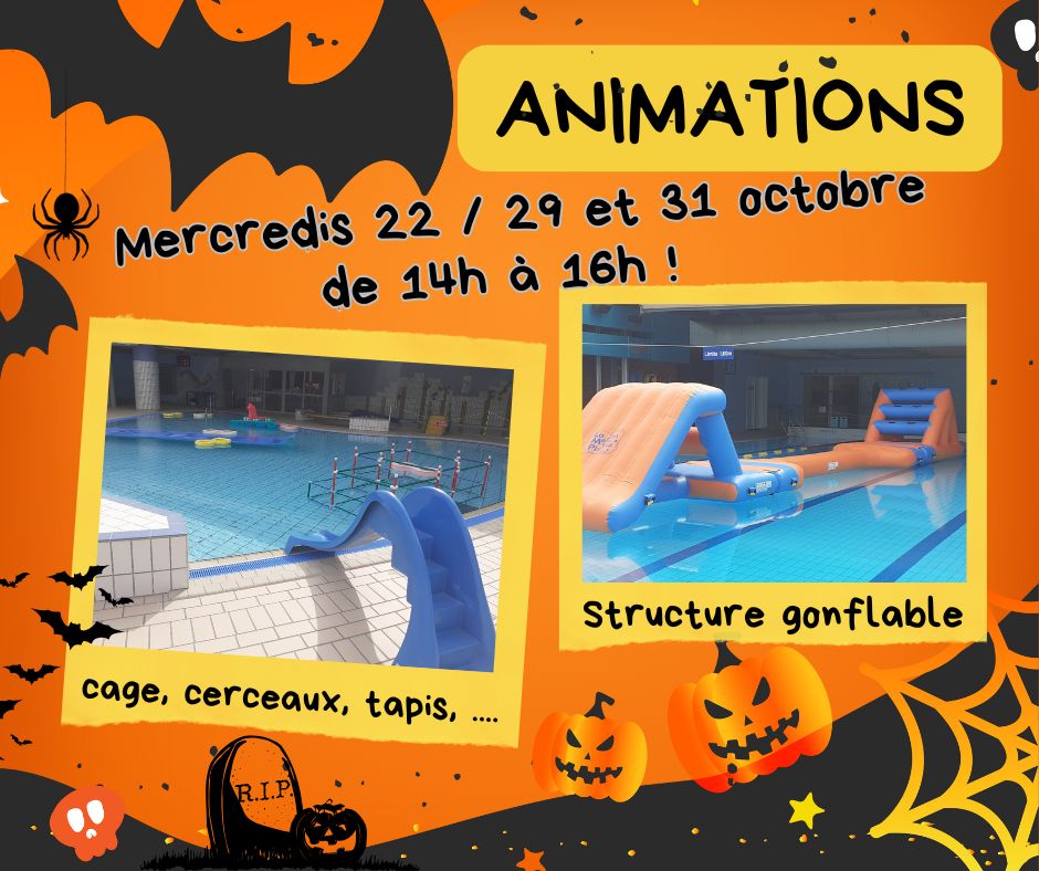 Animations Halloween 2025 avec horaires