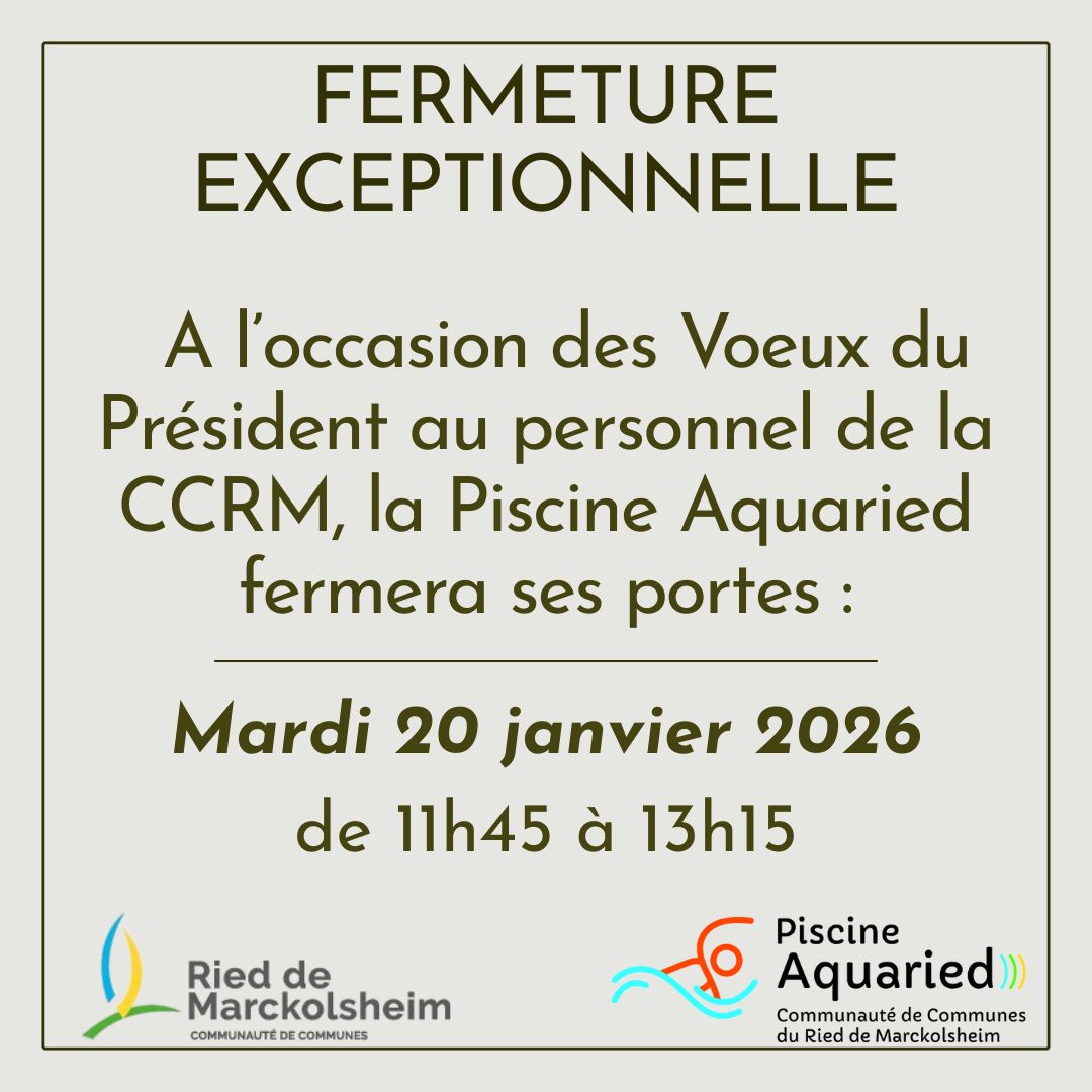 Fermeture Voeux 2026