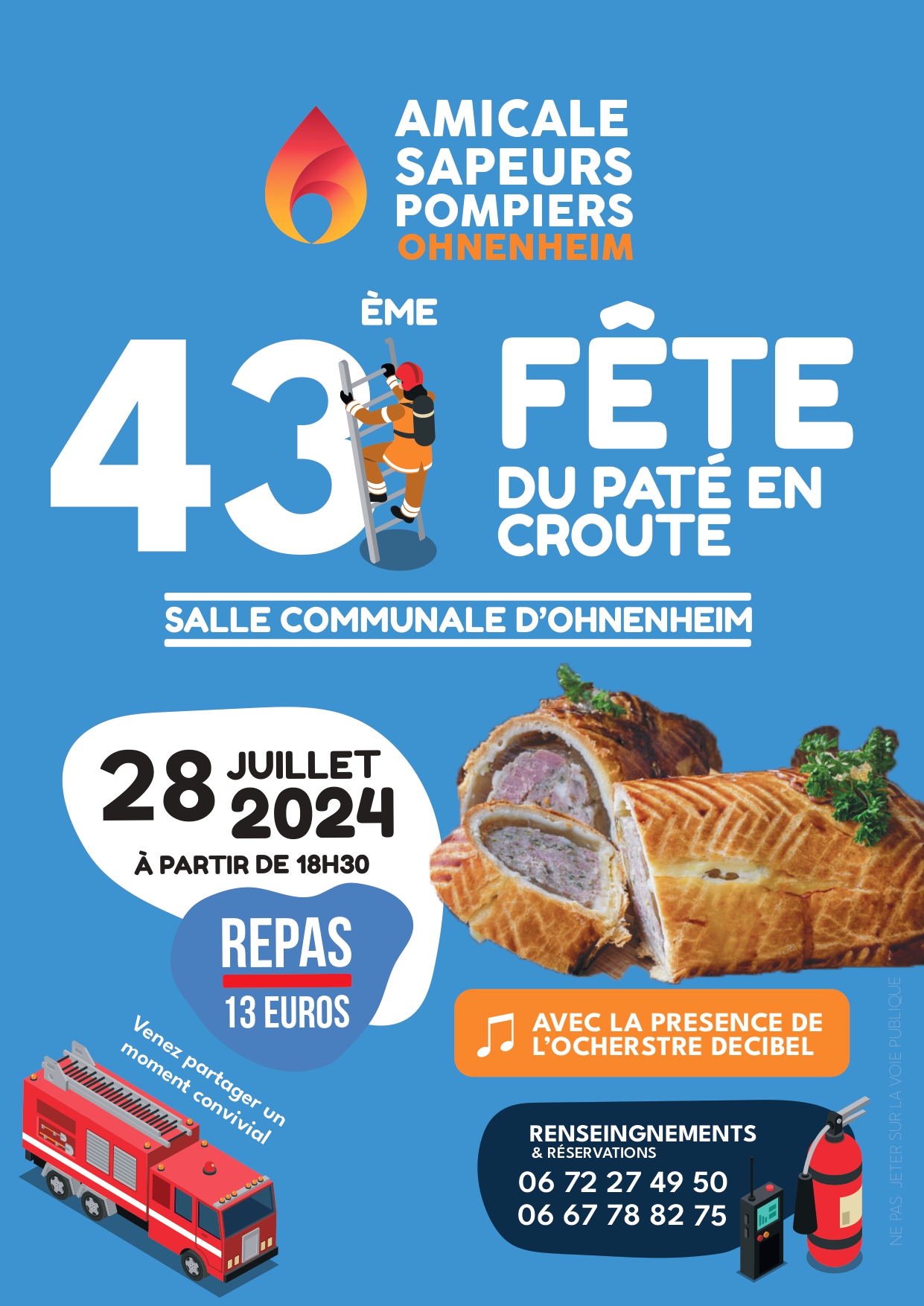 Affiche 43 fete du pates en croute 