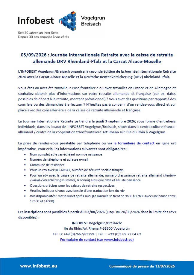 Retraite sept francais